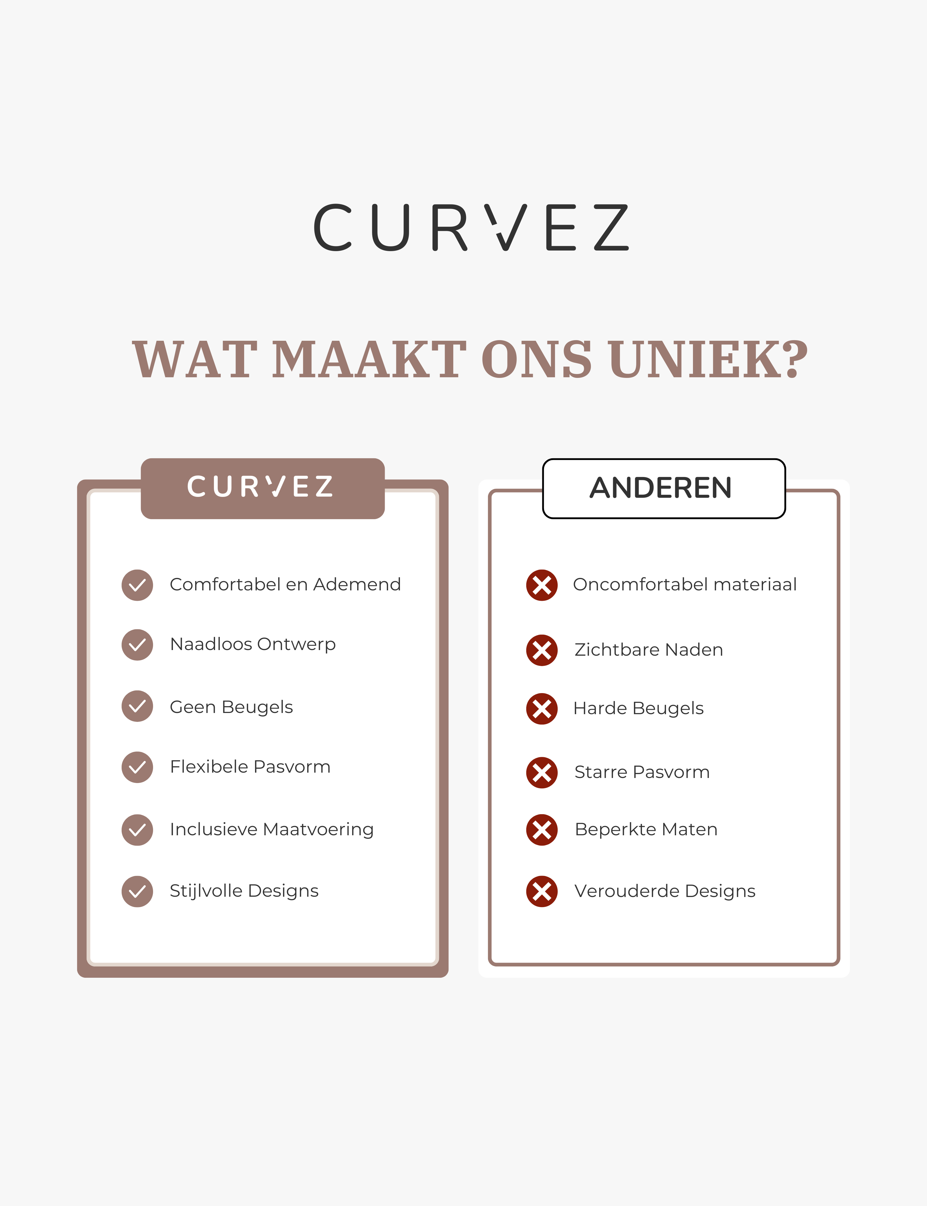 Curvez® - Comfortabele & Ondersteunende Push-Up Bh